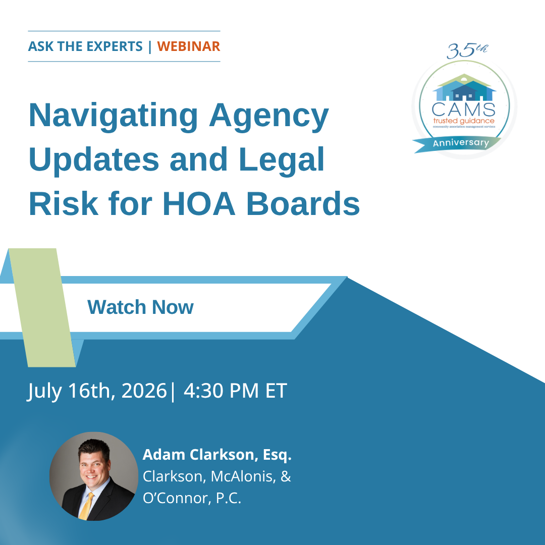 Navigating Agency Updates and Legal Risk for HOA Boards